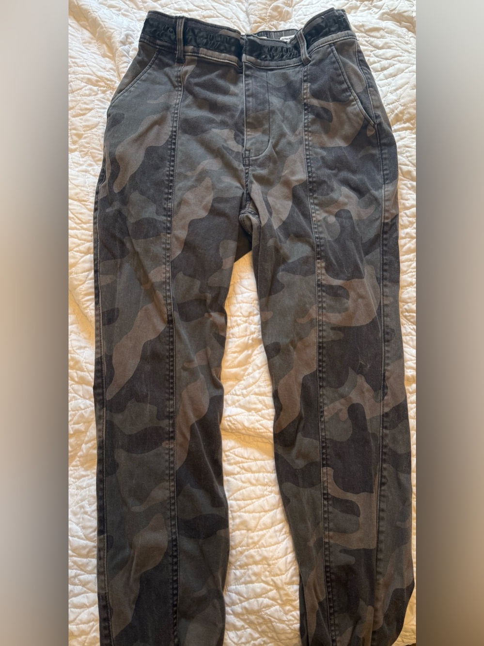 Hollister camo denim joggers